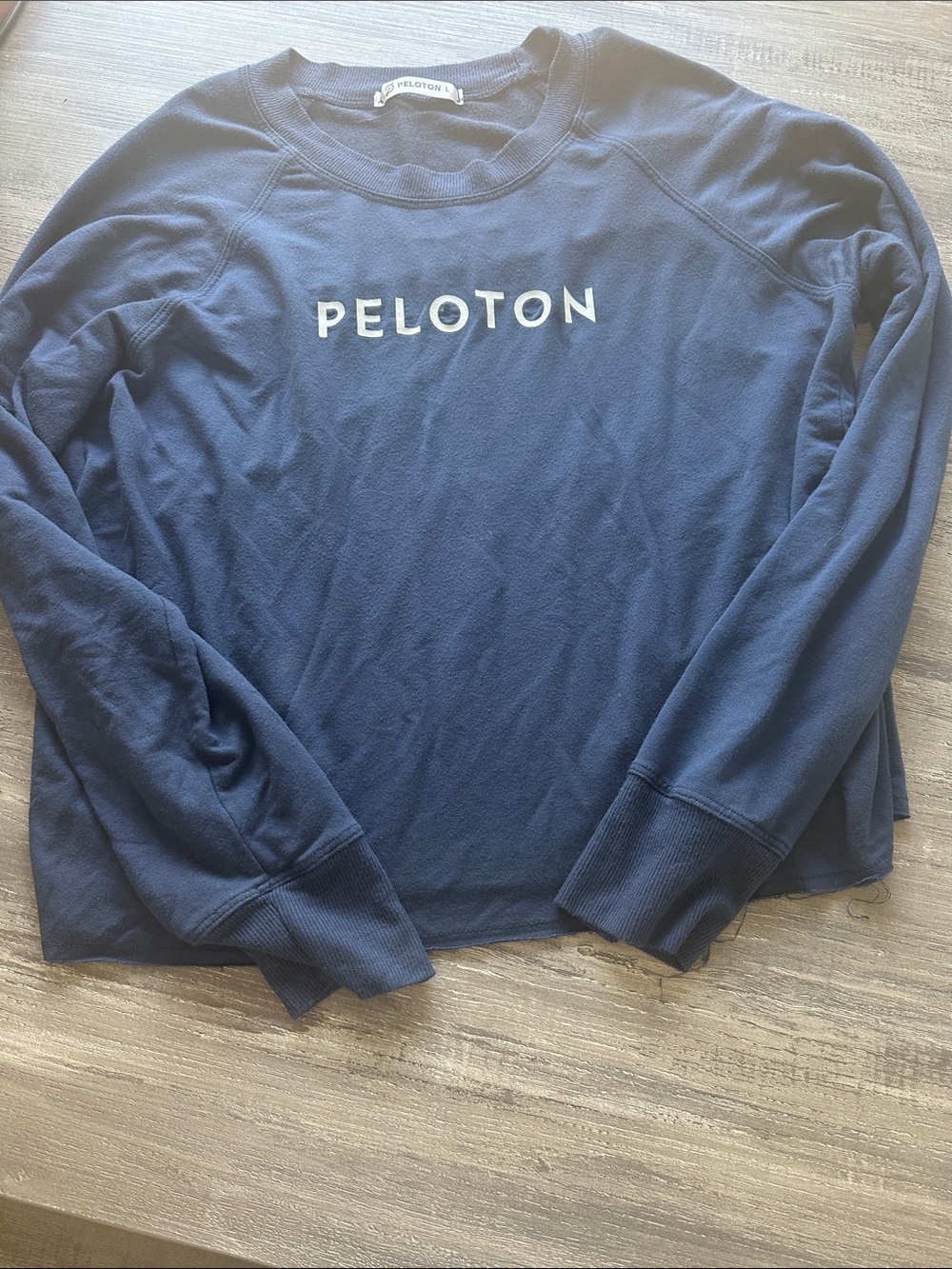 Peloton Navy Blue Logo Crewneck Sweatshirt